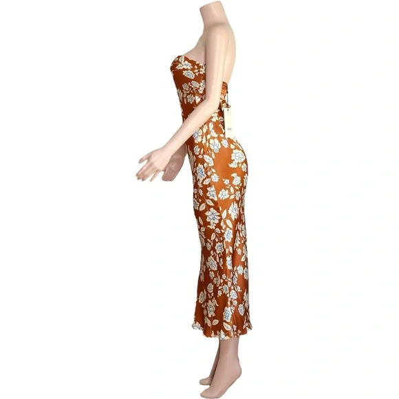BEC & BRIDGE Moon Dance Maxi Dress, Blossom Print, 2 (US) - Picture 7 of 11